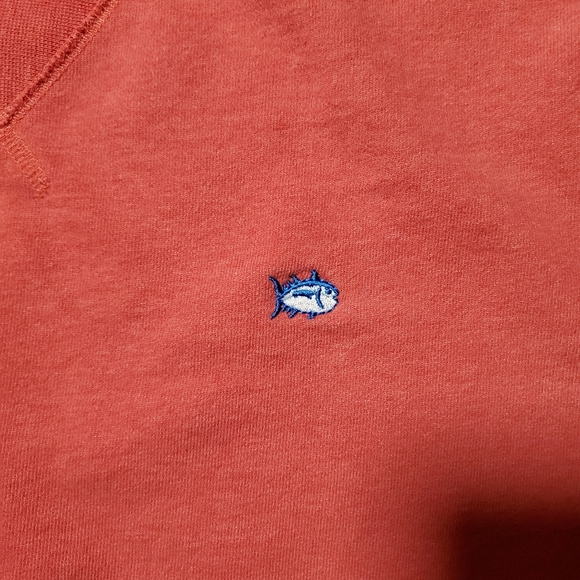 Southern Tide The Skipjack Men's Light Red Sweatshirt - Picture 9 of 10